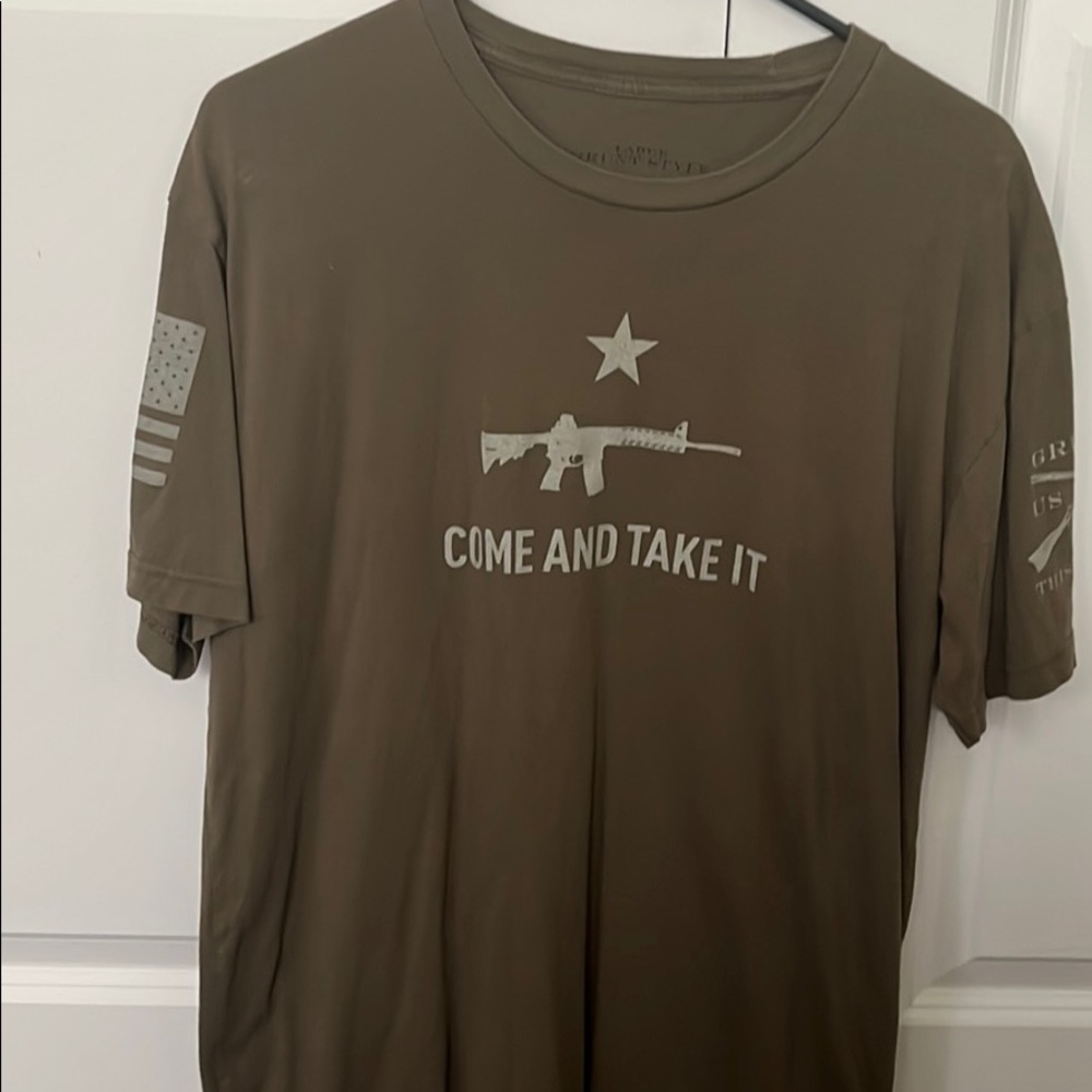 Mens T-Shirt, Olive Green